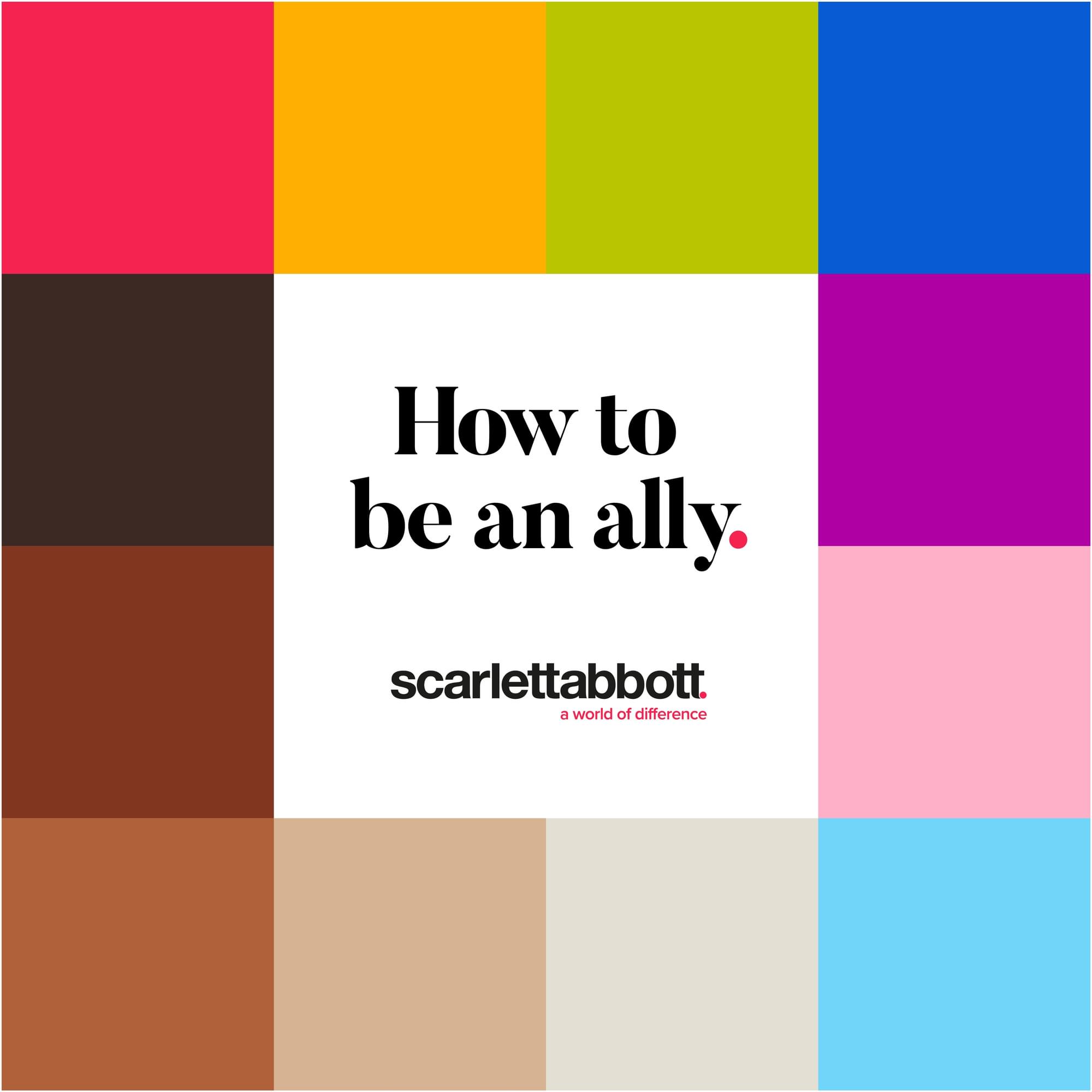 TopIC Thumbnail - How to be an ally. Simple steps that make a big change