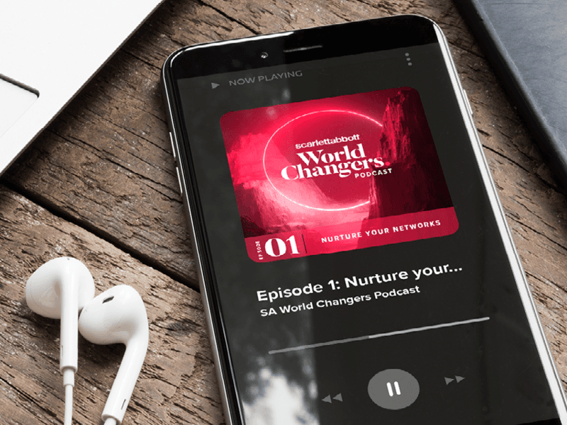 TopIC Thumbnail - scarlettabbott launches World Changers podcast