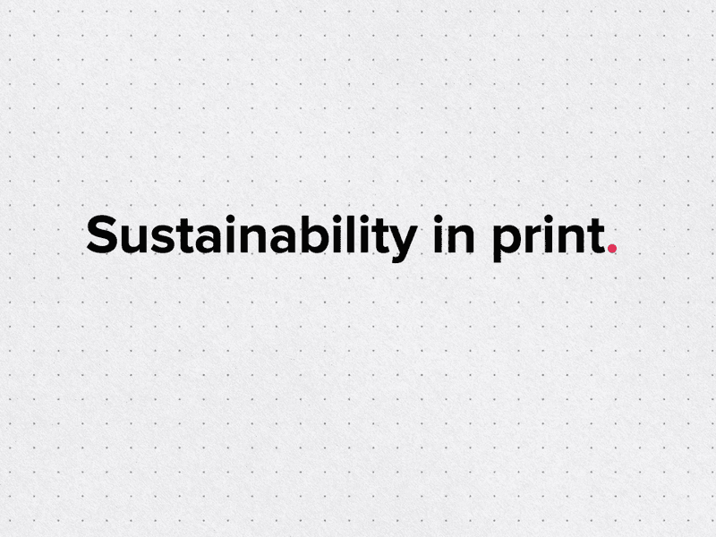 Topic Sustainability in print