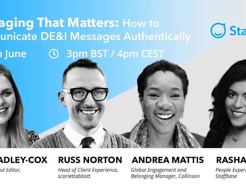 TopIC Thumbnail - Messaging matters. Talking about DE&I authenticity with Staffbase